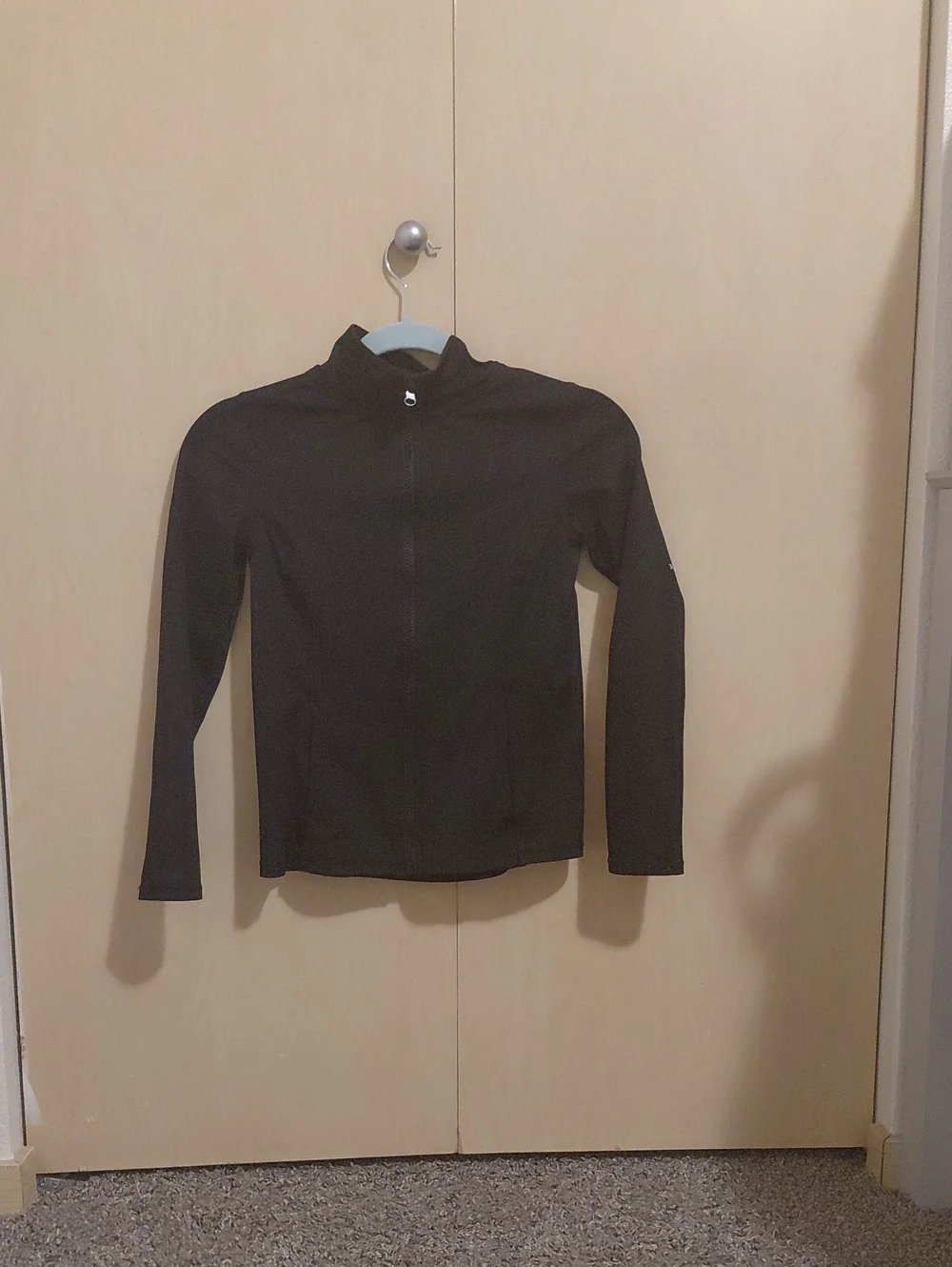 Black Girls Zip-Front Jacket